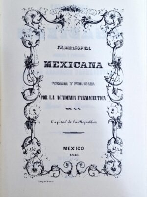 Facsimilar Farmacopea mexicana de 1846, Edición facsimilar Versión Impresa